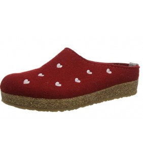 HAFLINGER GRIZZLY CUORICINO PANTOFOLA DONNA